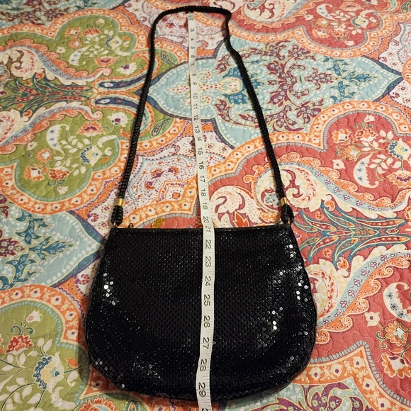 AE Black Metal Mesh Cross Body Bag - Picture 8 of 10